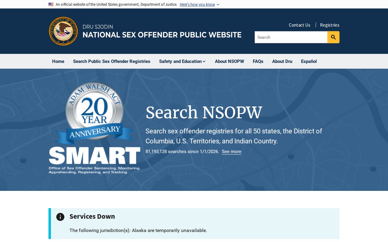 NSOPW national supplement to Macon County sex offender lookup